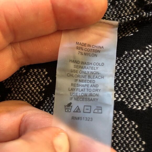 Vince Camuto Cardigan Open Front Animal Print, Med - Picture 5 of 8